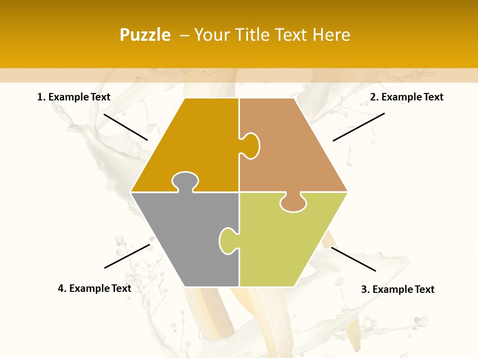 Cream Rotation Splash PowerPoint Template