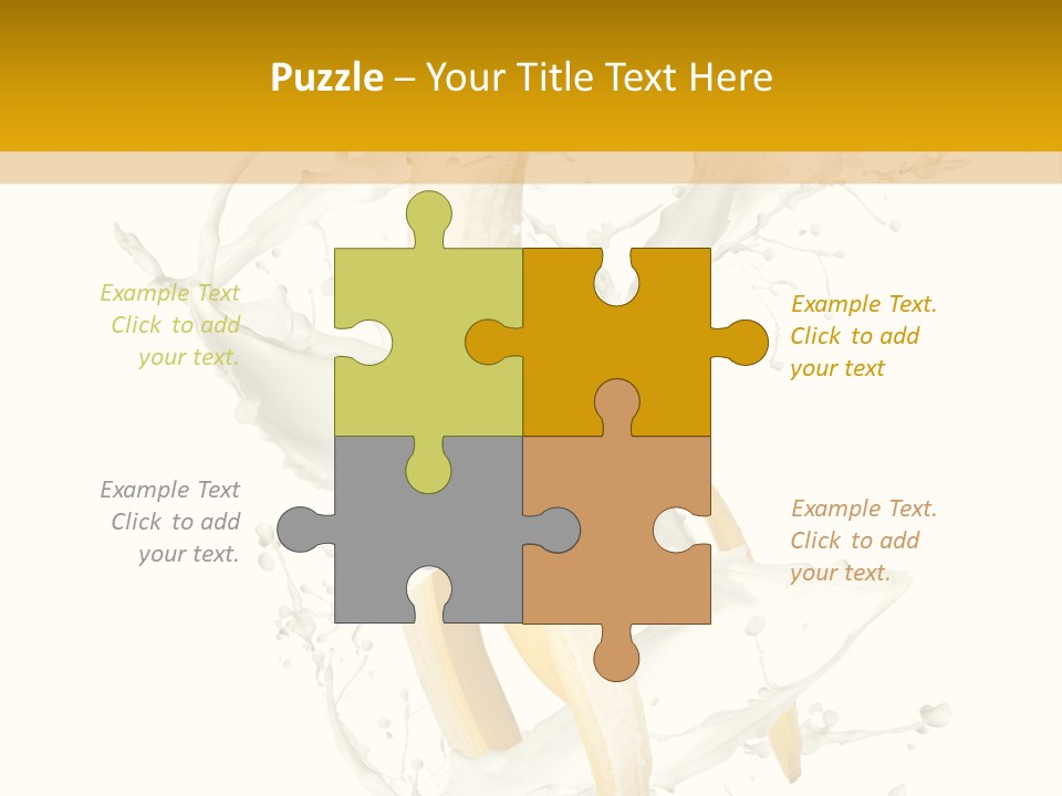 Cream Rotation Splash PowerPoint Template