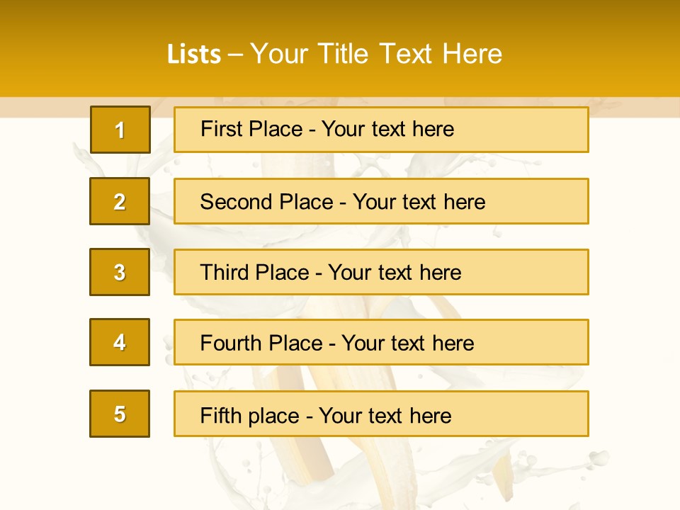 Cream Rotation Splash PowerPoint Template
