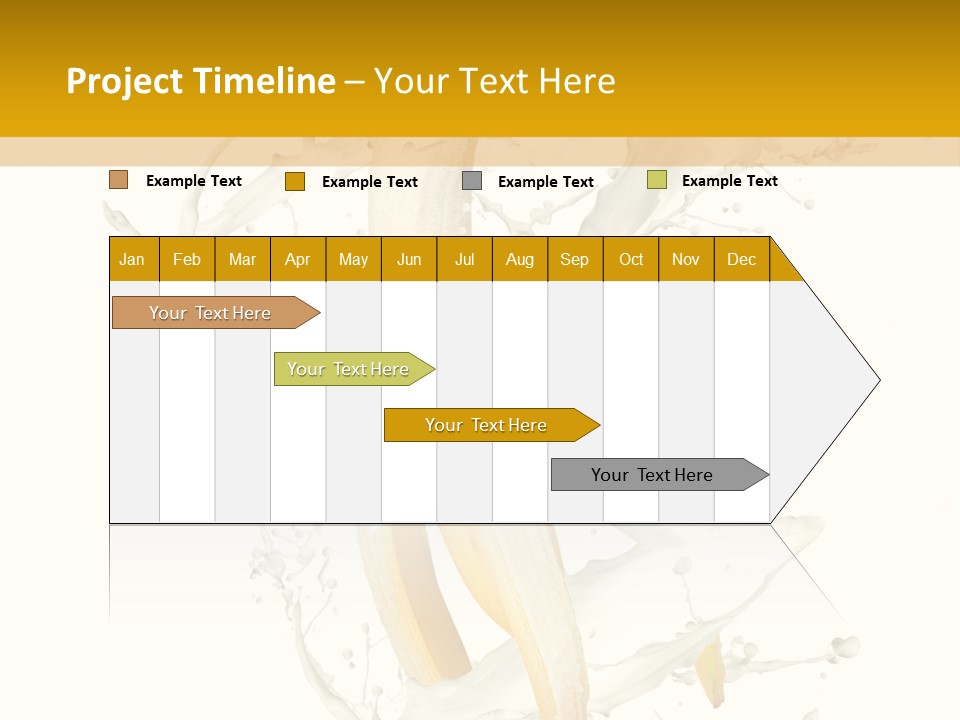 Cream Rotation Splash PowerPoint Template