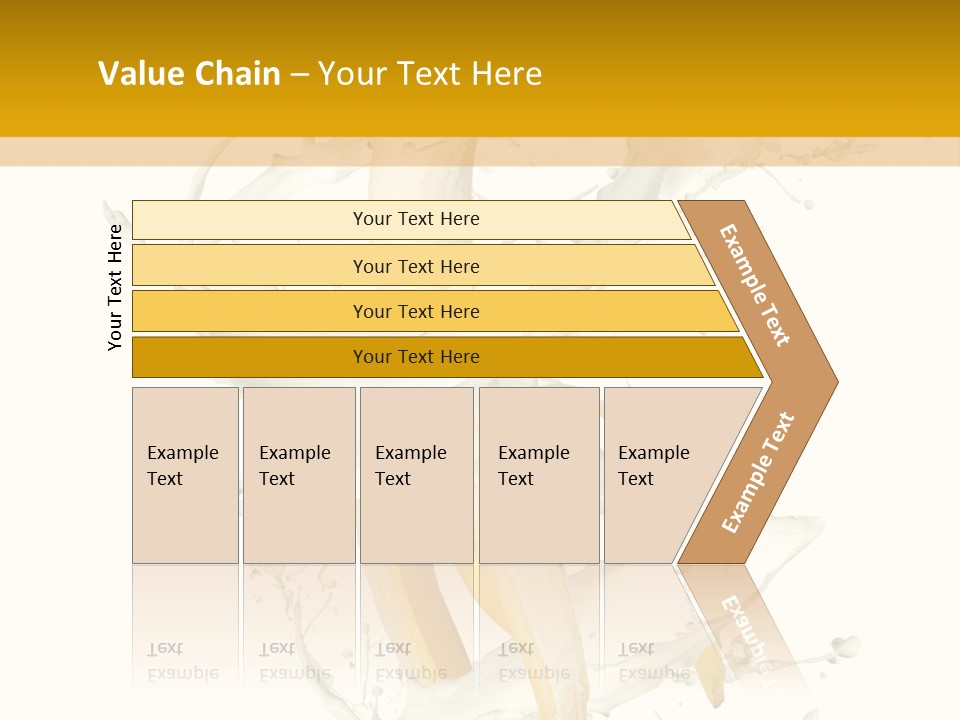 Cream Rotation Splash PowerPoint Template