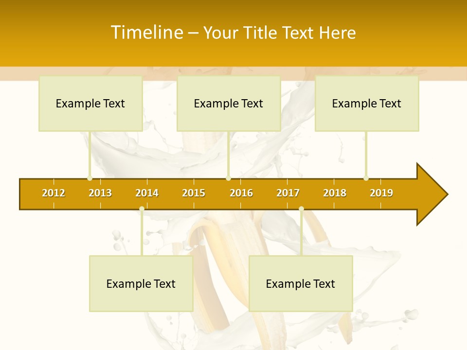 Cream Rotation Splash PowerPoint Template