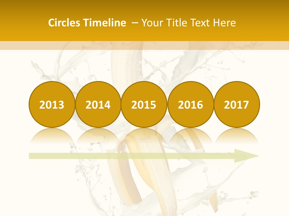 Cream Rotation Splash PowerPoint Template