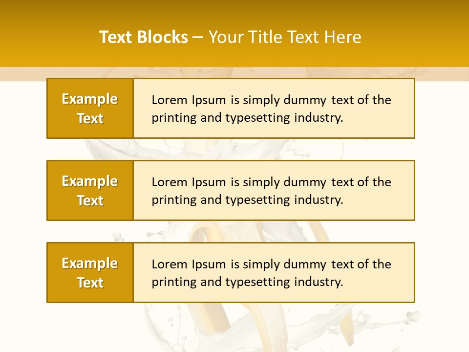 Cream Rotation Splash PowerPoint Template