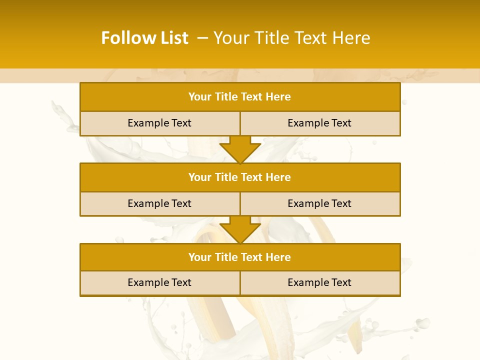 Cream Rotation Splash PowerPoint Template