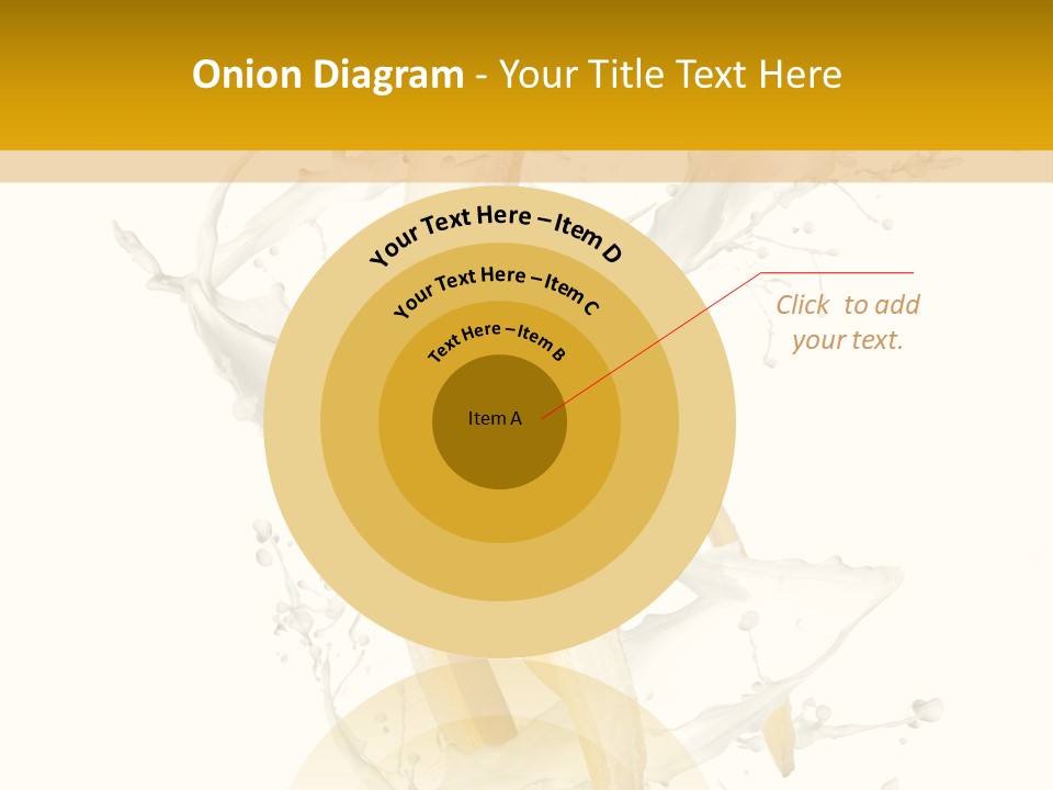 Cream Rotation Splash PowerPoint Template