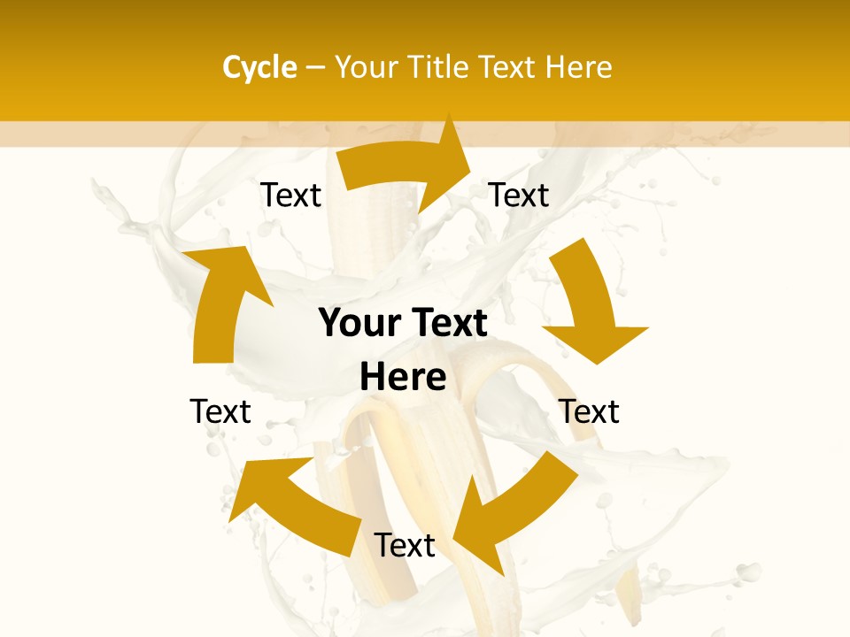 Cream Rotation Splash PowerPoint Template