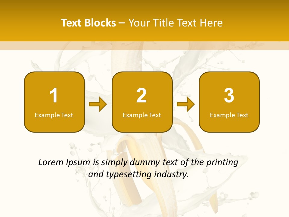 Cream Rotation Splash PowerPoint Template