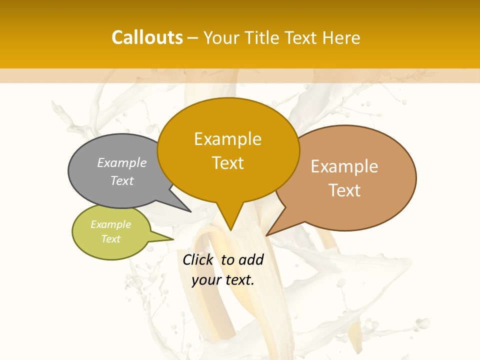 Cream Rotation Splash PowerPoint Template