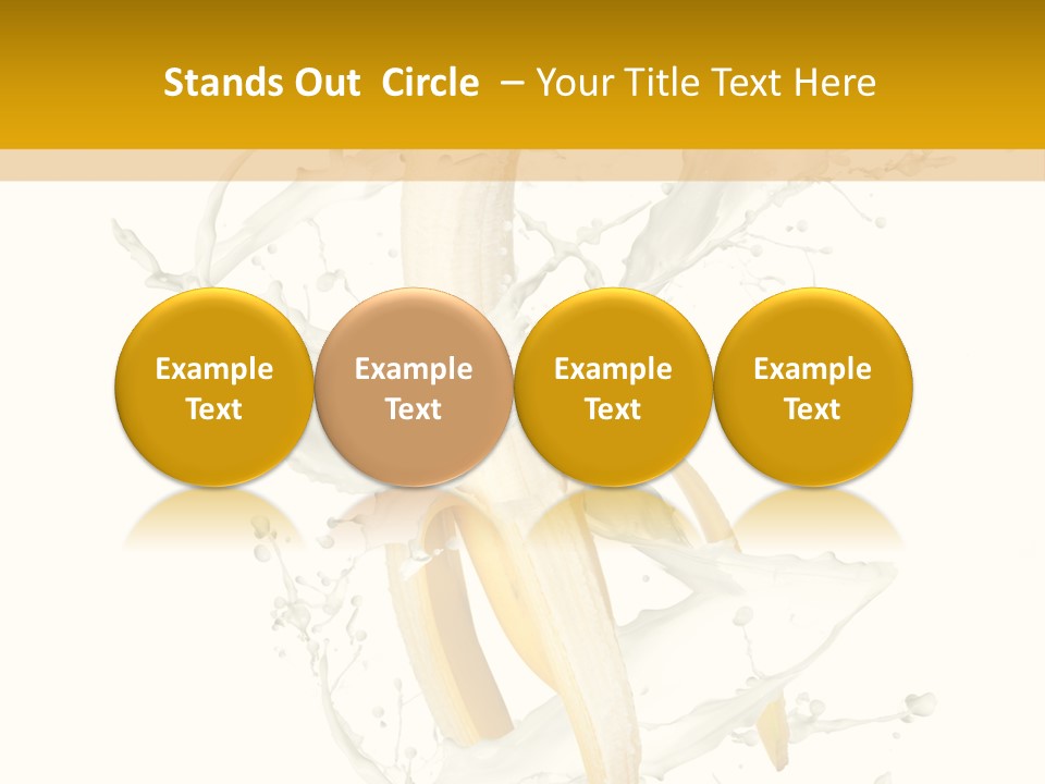 Cream Rotation Splash PowerPoint Template