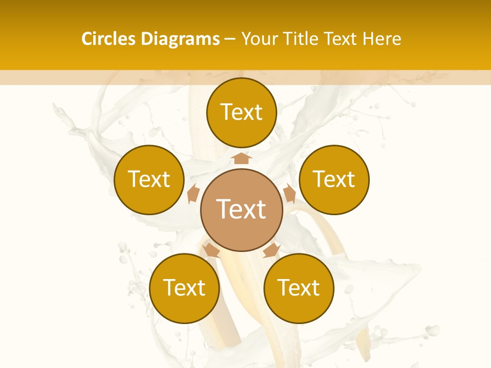 Cream Rotation Splash PowerPoint Template