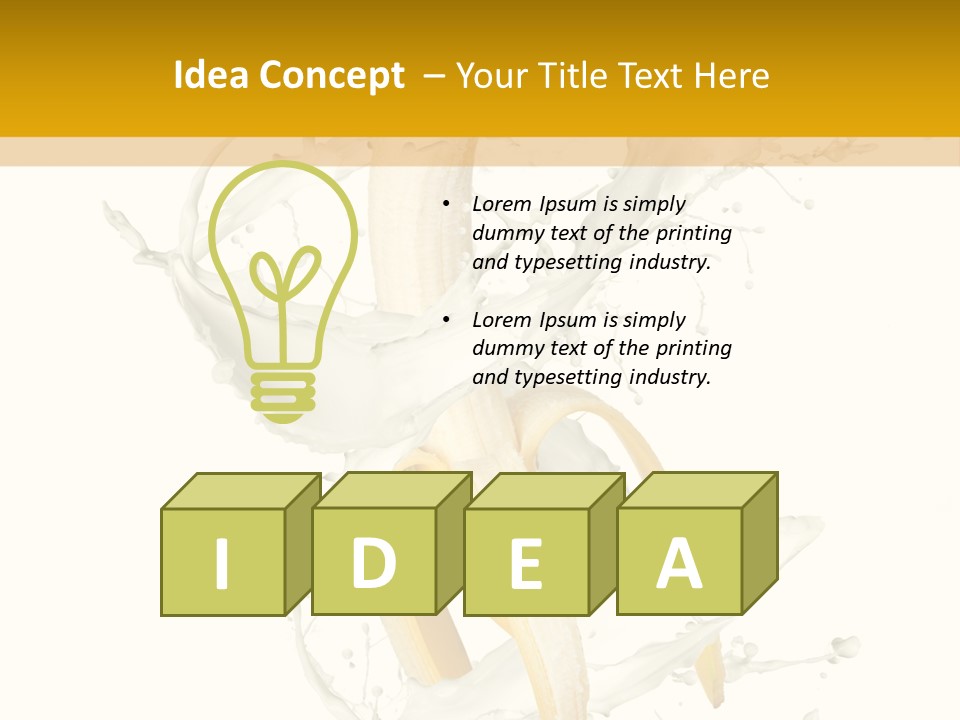 Cream Rotation Splash PowerPoint Template