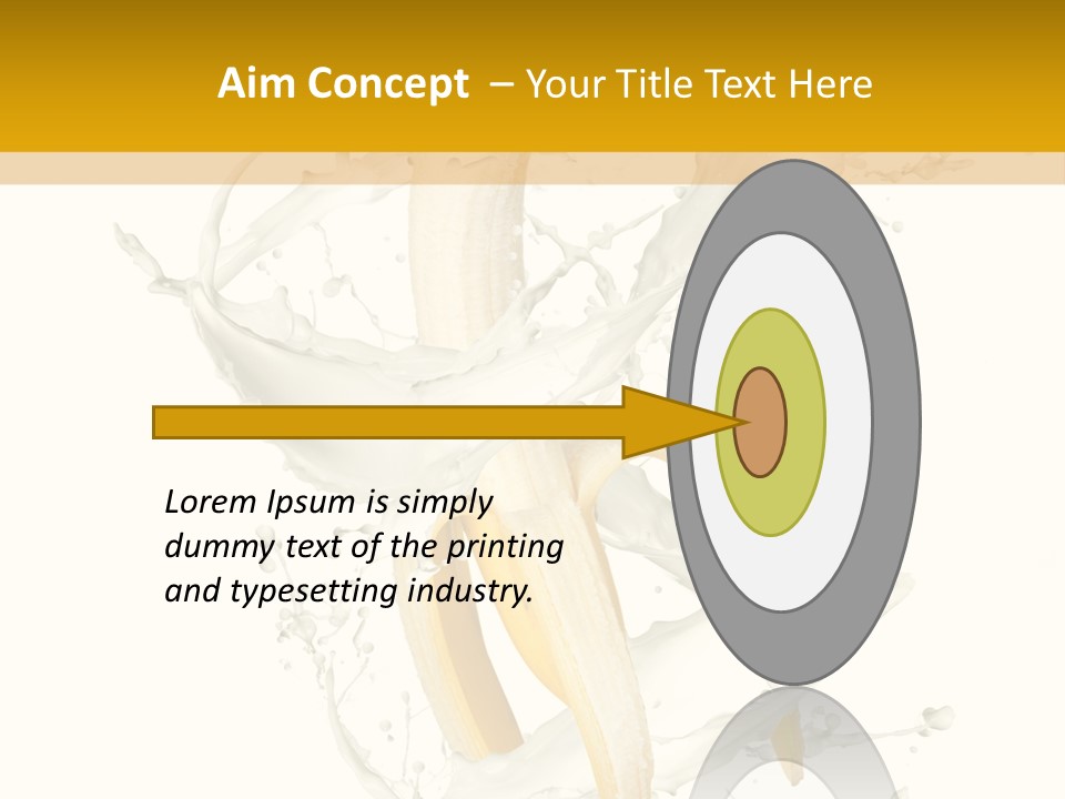 Cream Rotation Splash PowerPoint Template