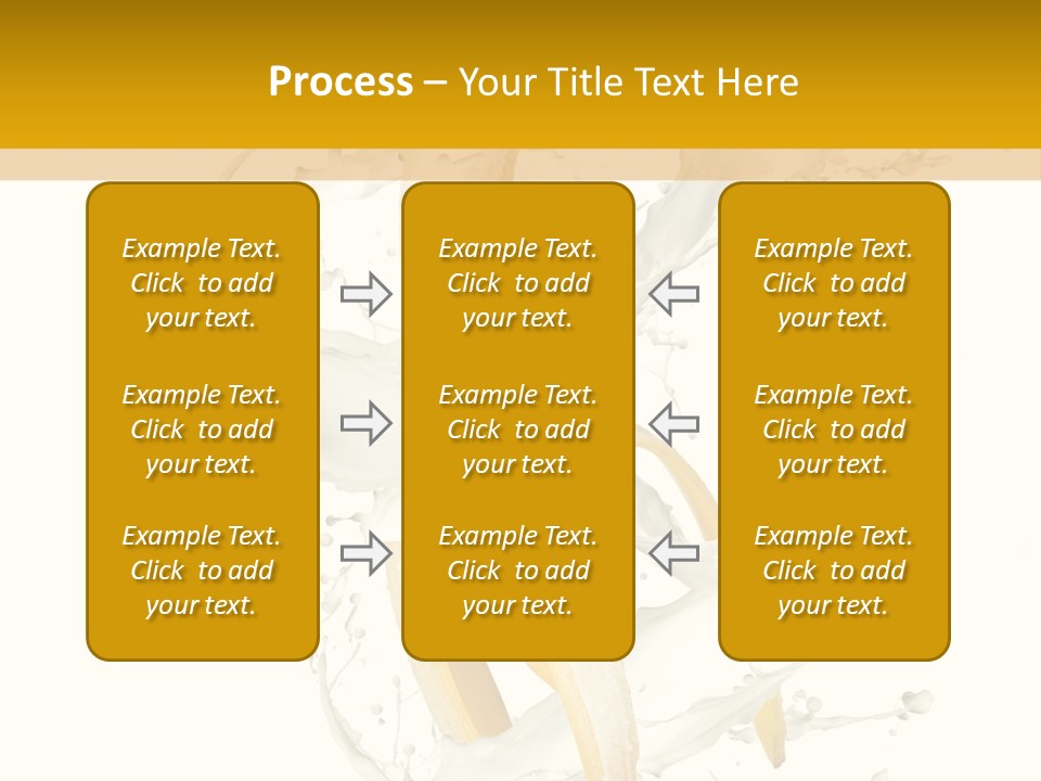 Cream Rotation Splash PowerPoint Template