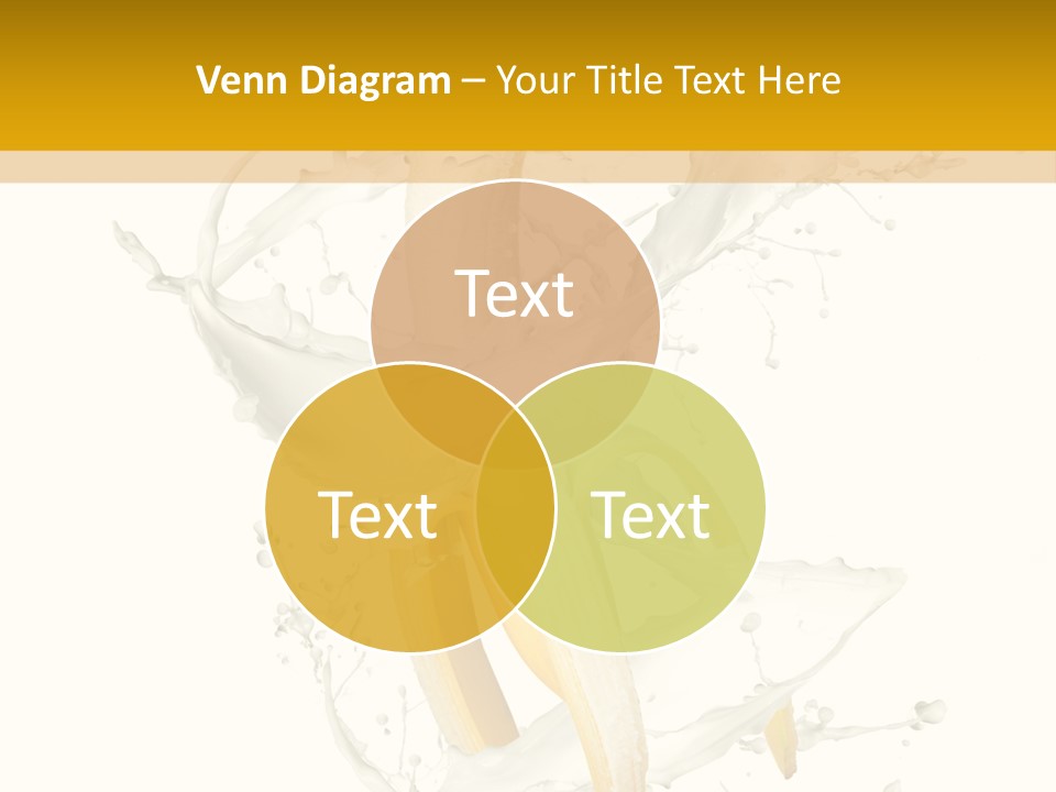 Cream Rotation Splash PowerPoint Template