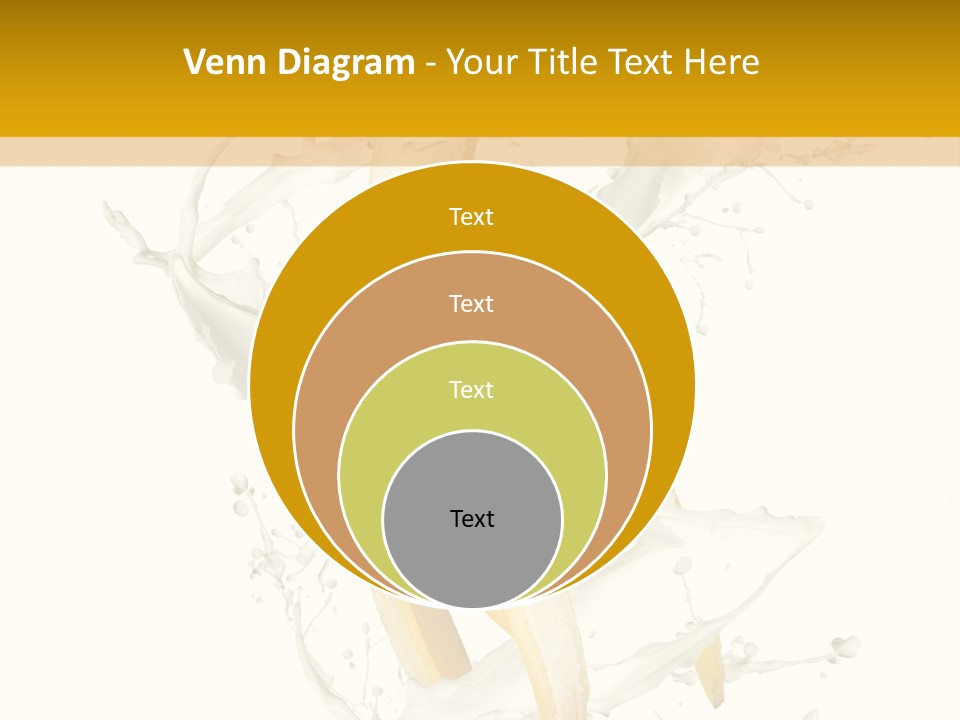 Cream Rotation Splash PowerPoint Template