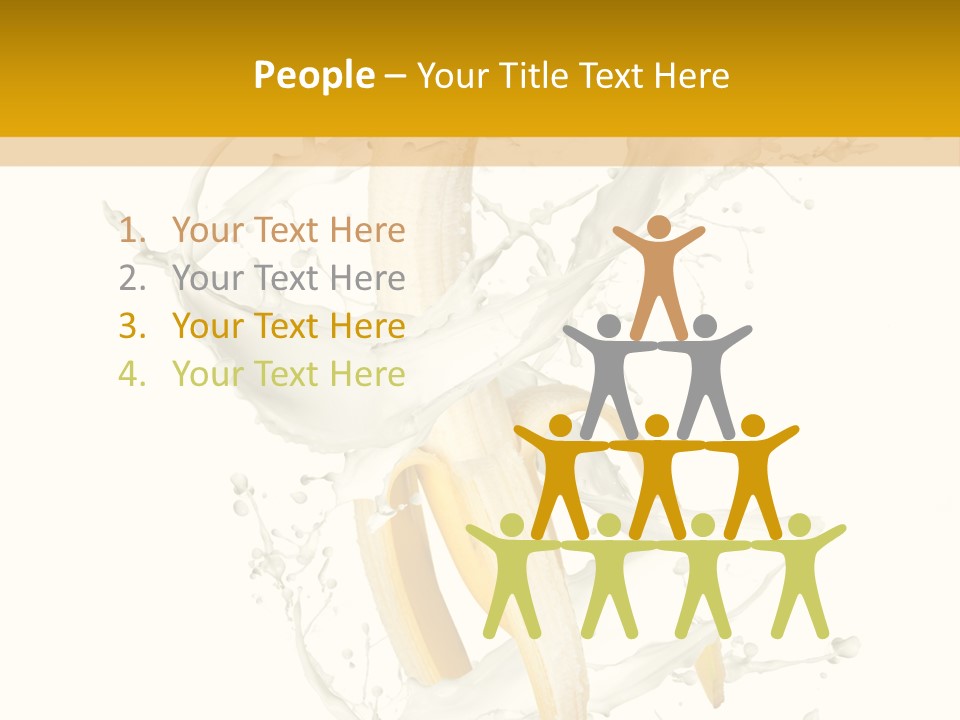 Cream Rotation Splash PowerPoint Template