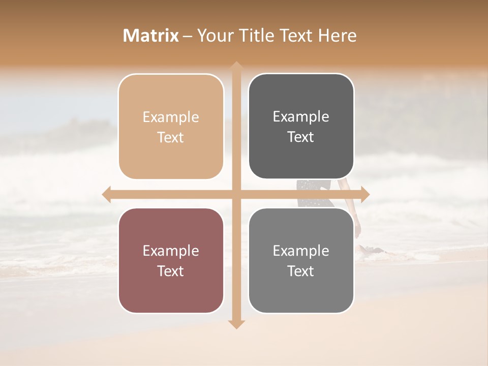 Tourism Sexy Female PowerPoint Template