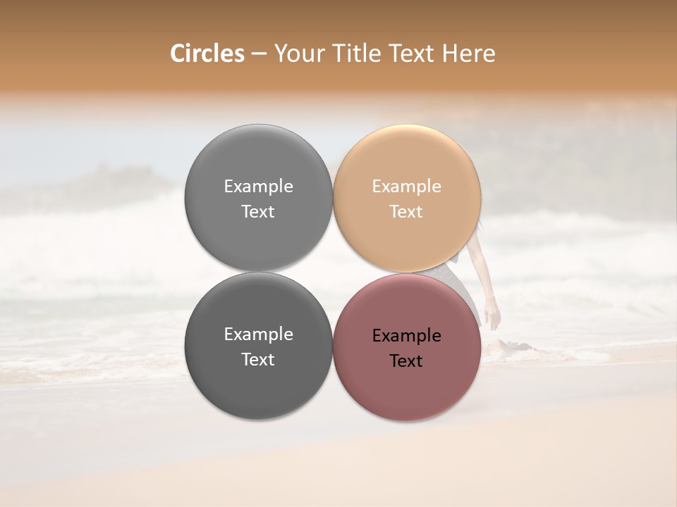 Tourism Sexy Female PowerPoint Template