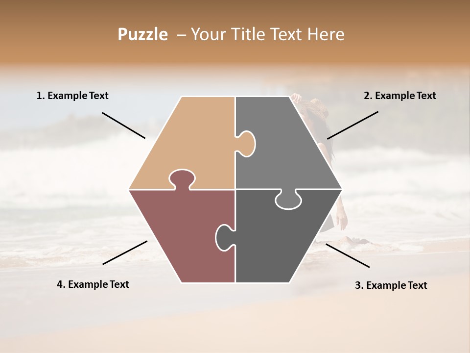 Tourism Sexy Female PowerPoint Template