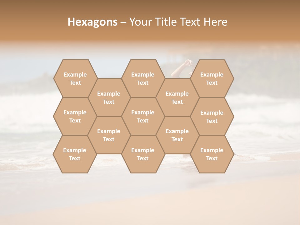 Tourism Sexy Female PowerPoint Template