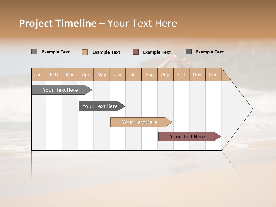 Tourism Sexy Female PowerPoint Template