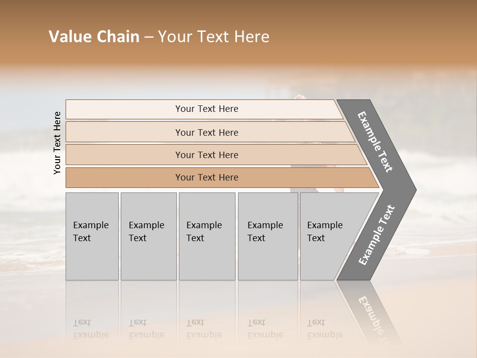Tourism Sexy Female PowerPoint Template