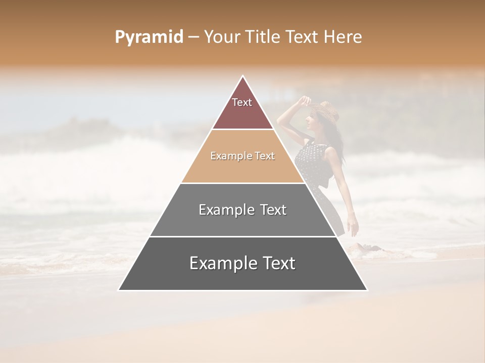 Tourism Sexy Female PowerPoint Template