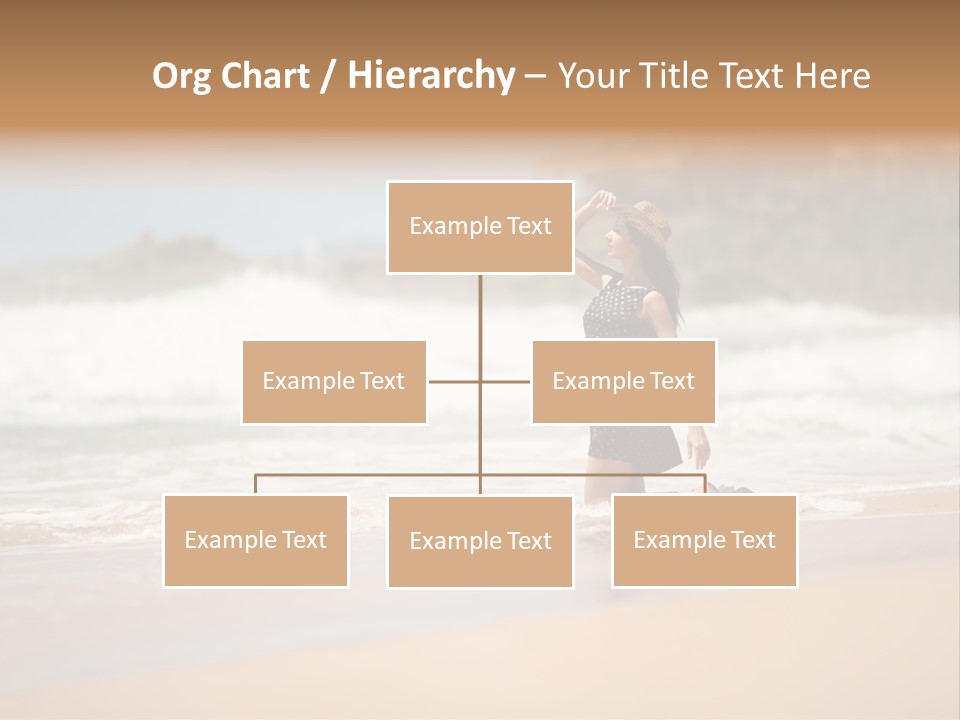 Tourism Sexy Female PowerPoint Template