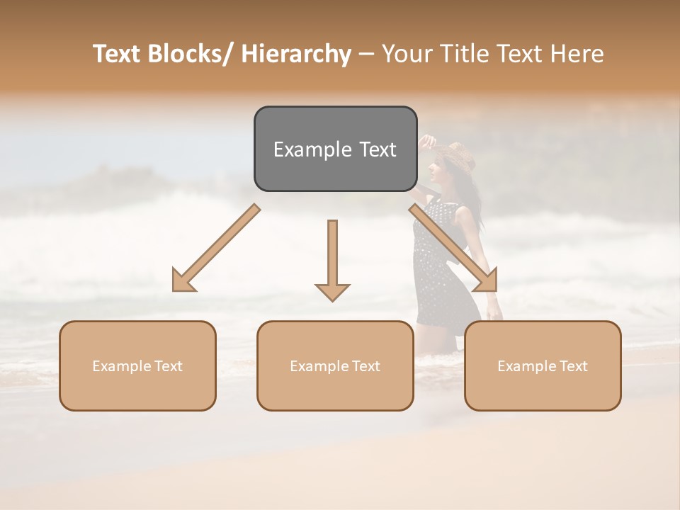 Tourism Sexy Female PowerPoint Template