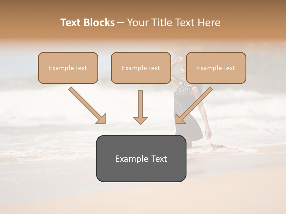 Tourism Sexy Female PowerPoint Template