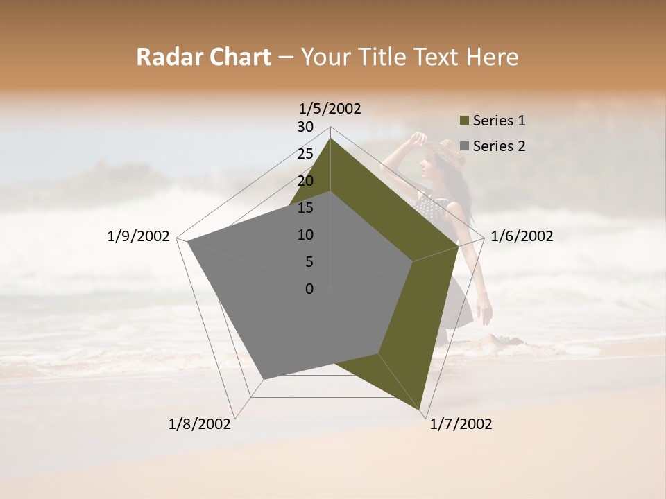 Tourism Sexy Female PowerPoint Template