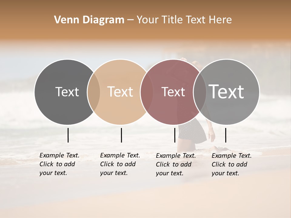 Tourism Sexy Female PowerPoint Template