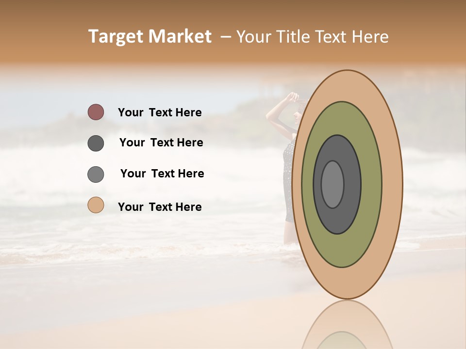 Tourism Sexy Female PowerPoint Template