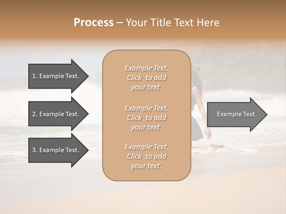 Tourism Sexy Female PowerPoint Template