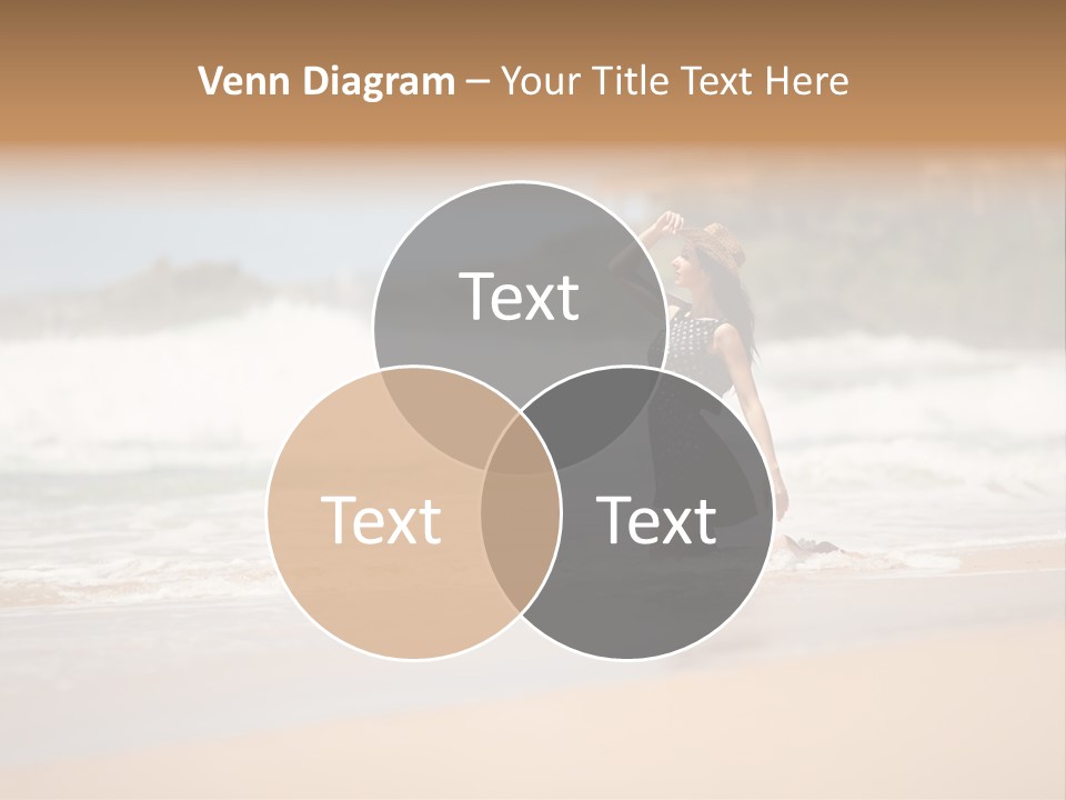 Tourism Sexy Female PowerPoint Template