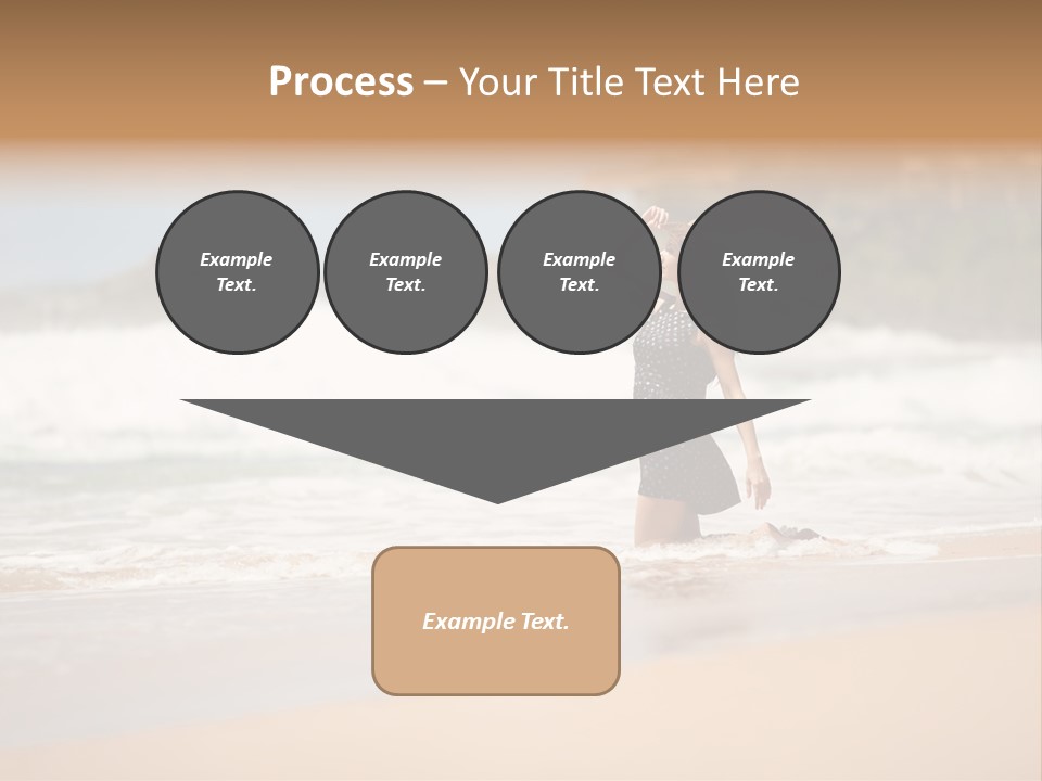 Tourism Sexy Female PowerPoint Template