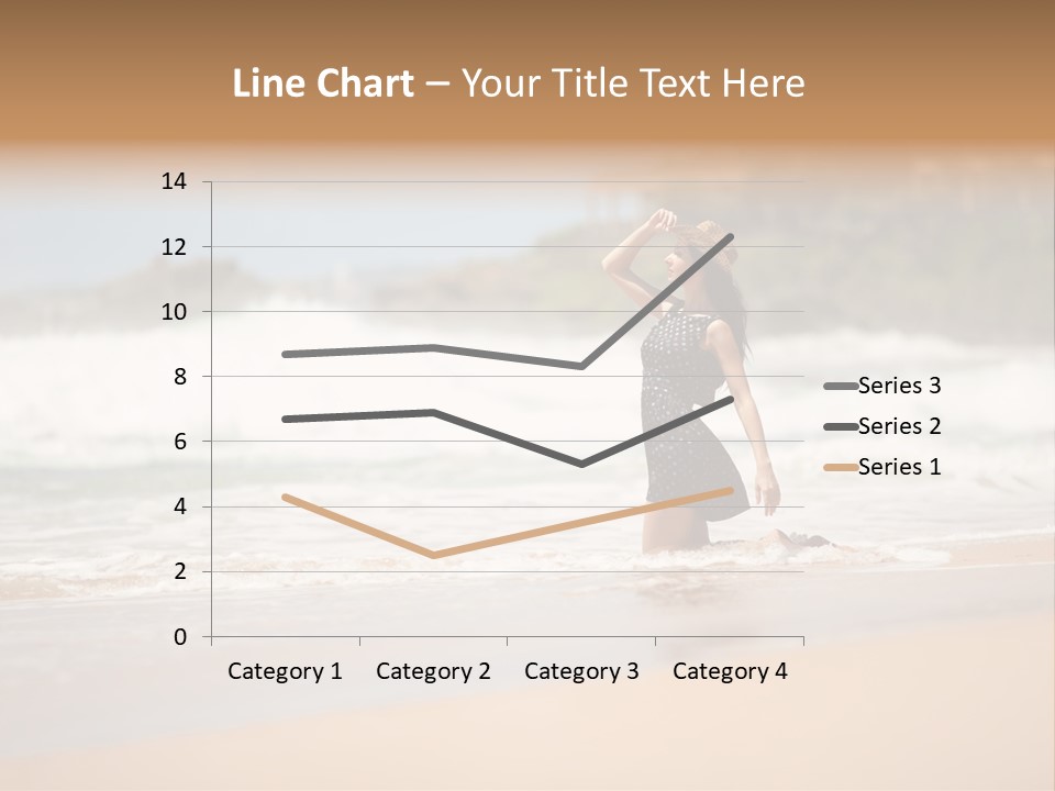 Tourism Sexy Female PowerPoint Template