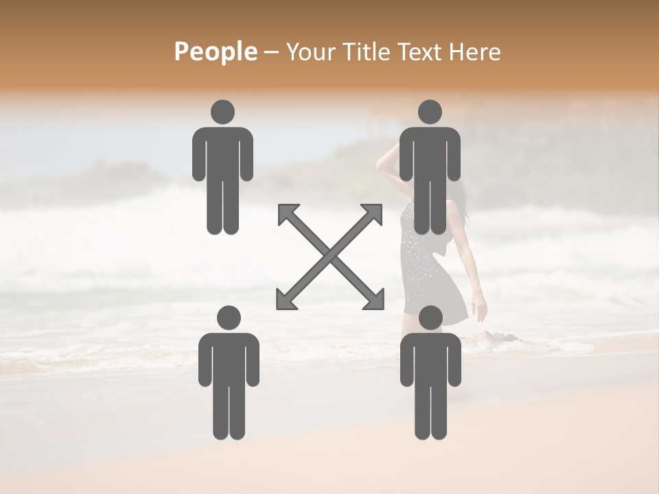 Tourism Sexy Female PowerPoint Template