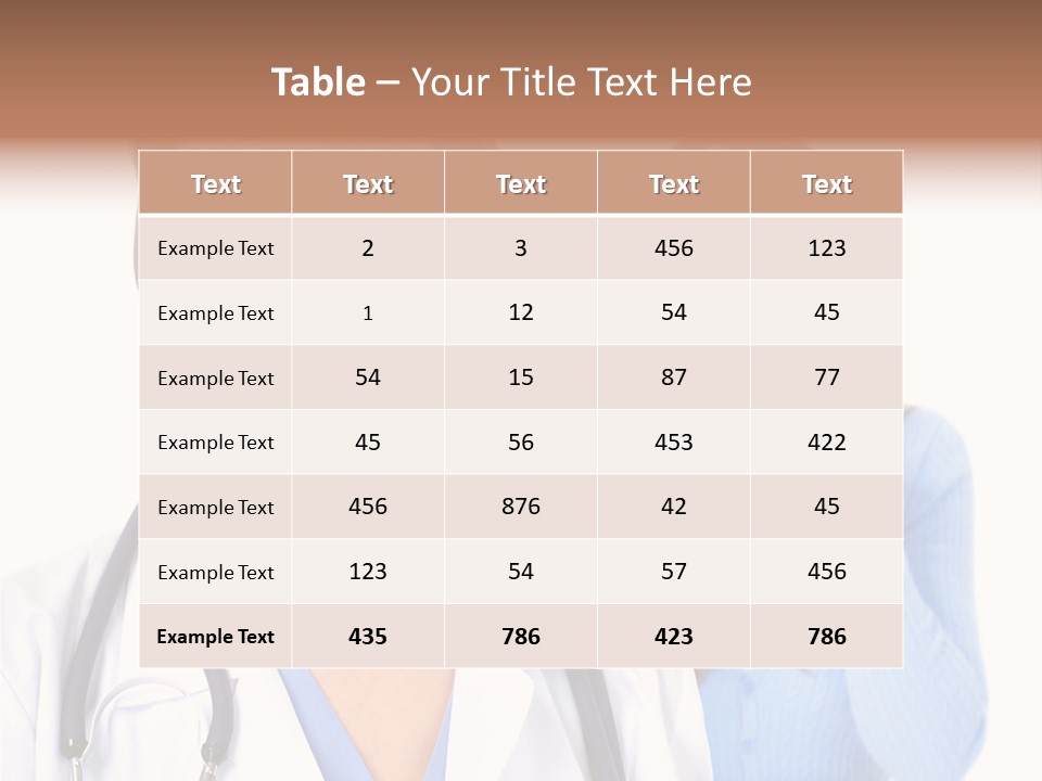 Background Beauty Ickne PowerPoint Template