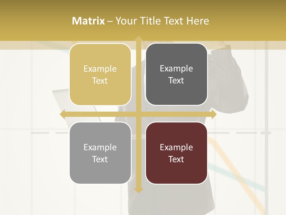 Young Portrait Computer PowerPoint Template