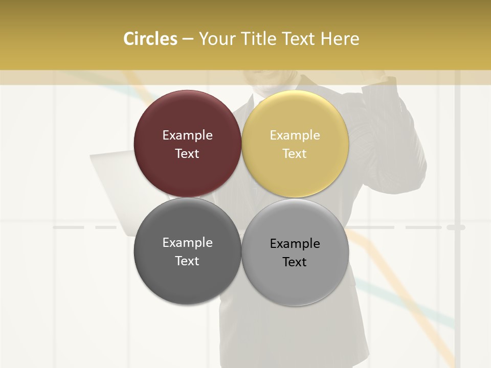 Young Portrait Computer PowerPoint Template