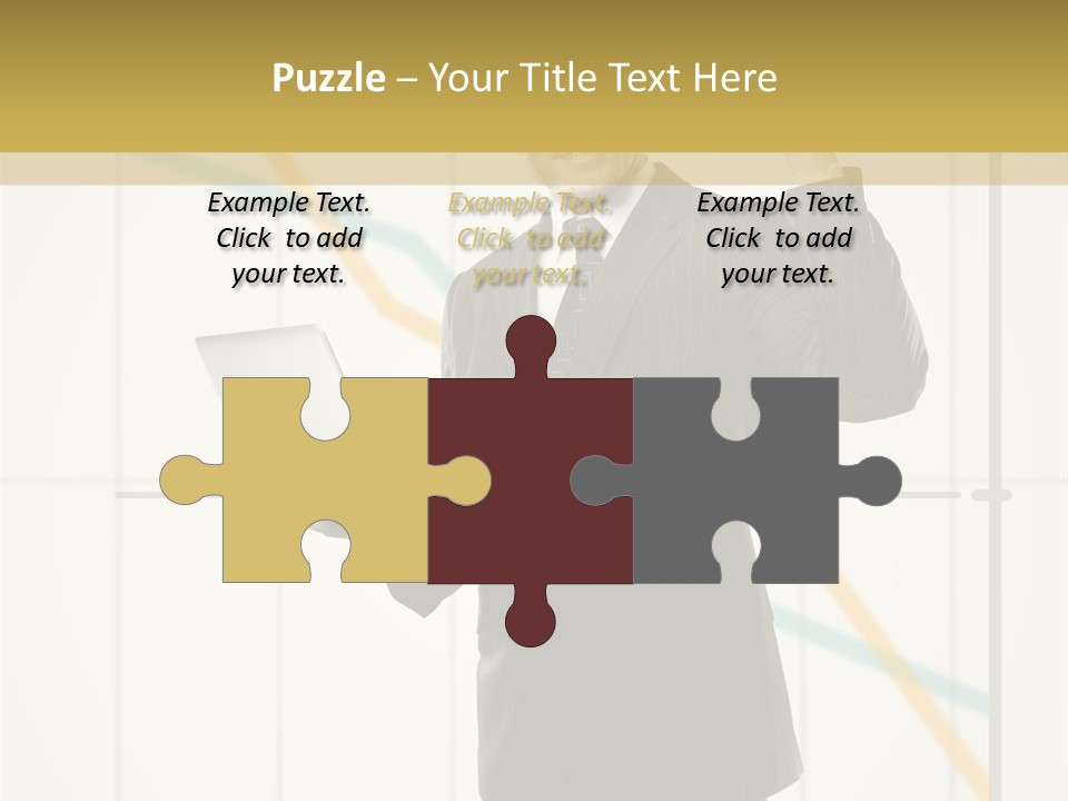 Young Portrait Computer PowerPoint Template
