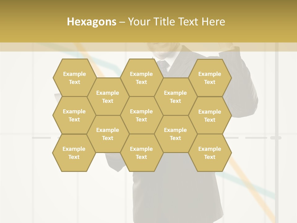 Young Portrait Computer PowerPoint Template