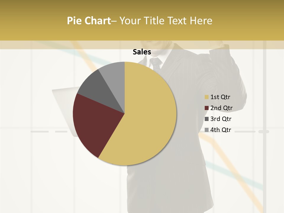 Young Portrait Computer PowerPoint Template