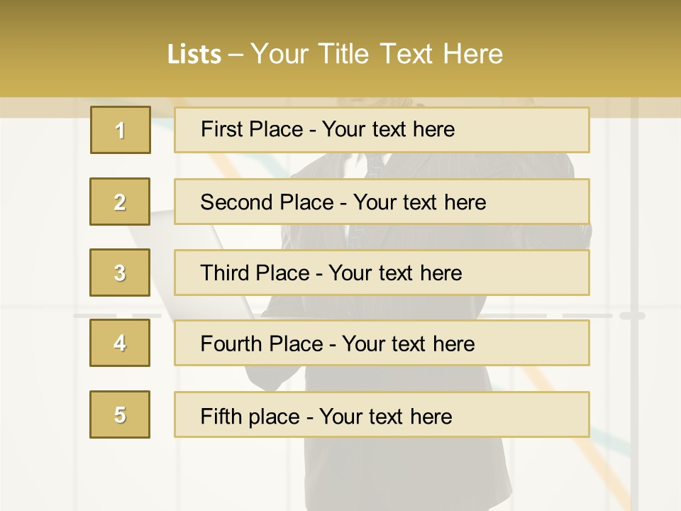 Young Portrait Computer PowerPoint Template