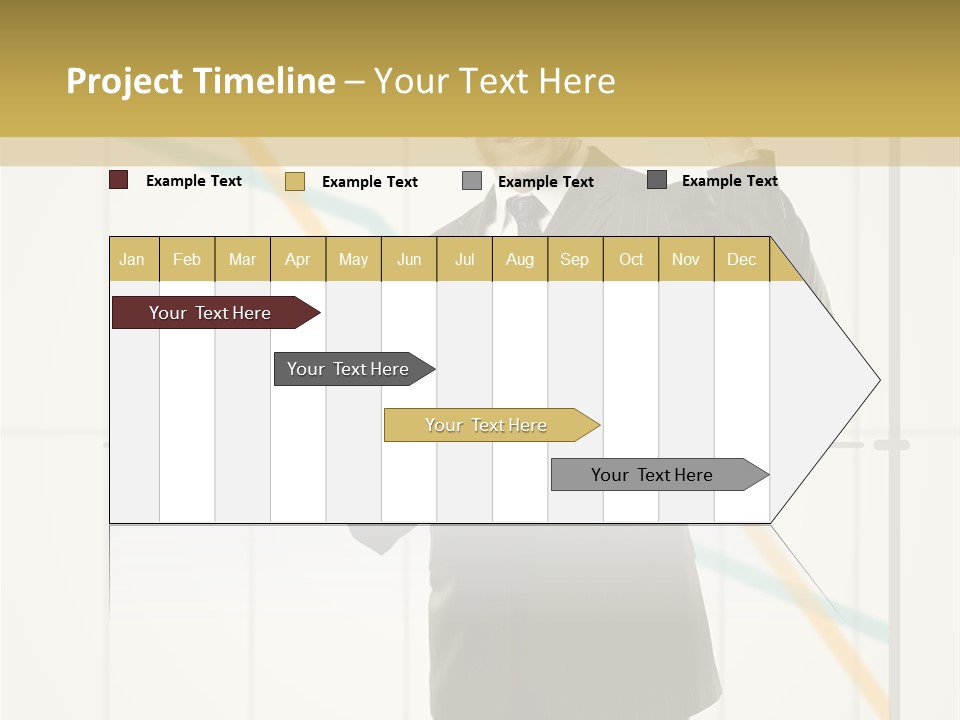 Young Portrait Computer PowerPoint Template
