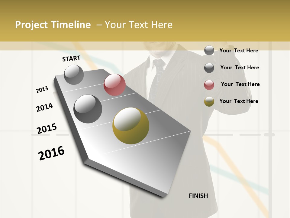 Young Portrait Computer PowerPoint Template