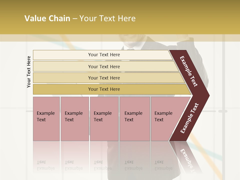 Young Portrait Computer PowerPoint Template