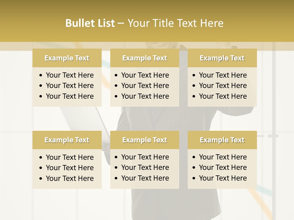 Young Portrait Computer PowerPoint Template